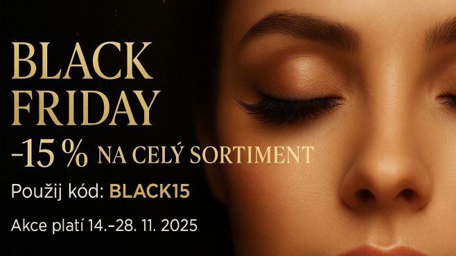 Black Friday je tady! 🖤 Od 14. do 28. 11. nakupuj na našem e-shopu se slevou 15 % na vše! ✨ Luxusní produkty za nejlepší...